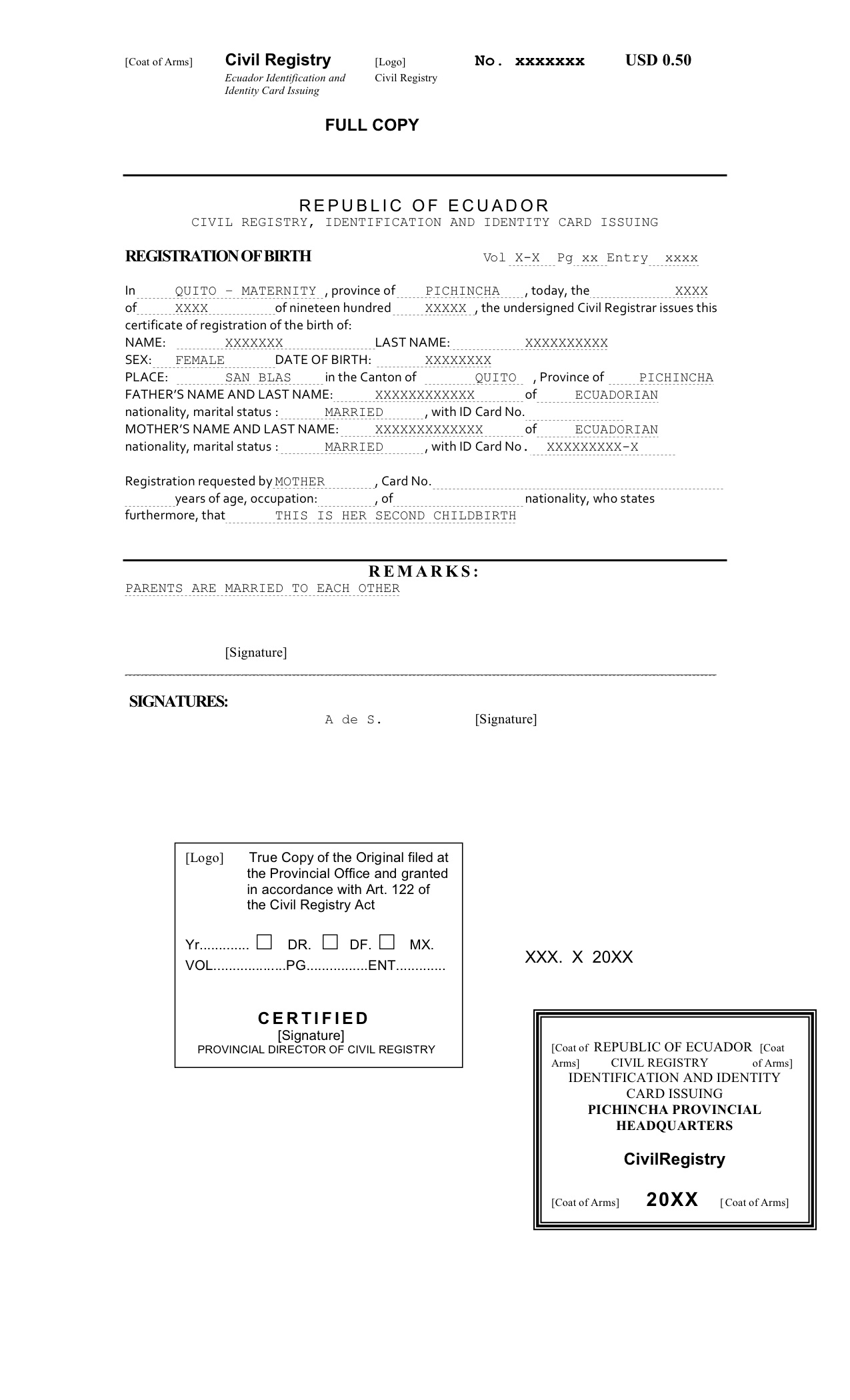 Spanish, Portuguese, German translation - Legal and Business samples Throughout Mexican Marriage Certificate Translation Template